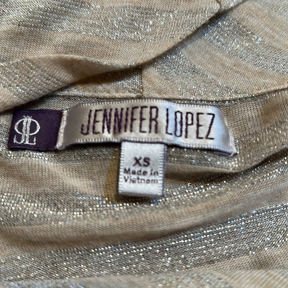 JENNIFER LOPEZ Sexy Cowl Neck Tee Size XS - Picture 6 of 8